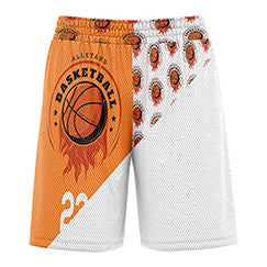 Shorts Sportivi Full Print Basketball