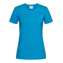 Classic T-fitted maglia donna girocollo manica corta