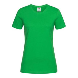 Classic T-fitted maglia donna girocollo manica corta