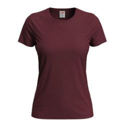 Classic T-fitted maglia donna girocollo manica corta