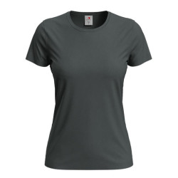 Classic T-fitted maglia donna girocollo manica corta