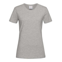 Classic T-fitted maglia donna girocollo manica corta