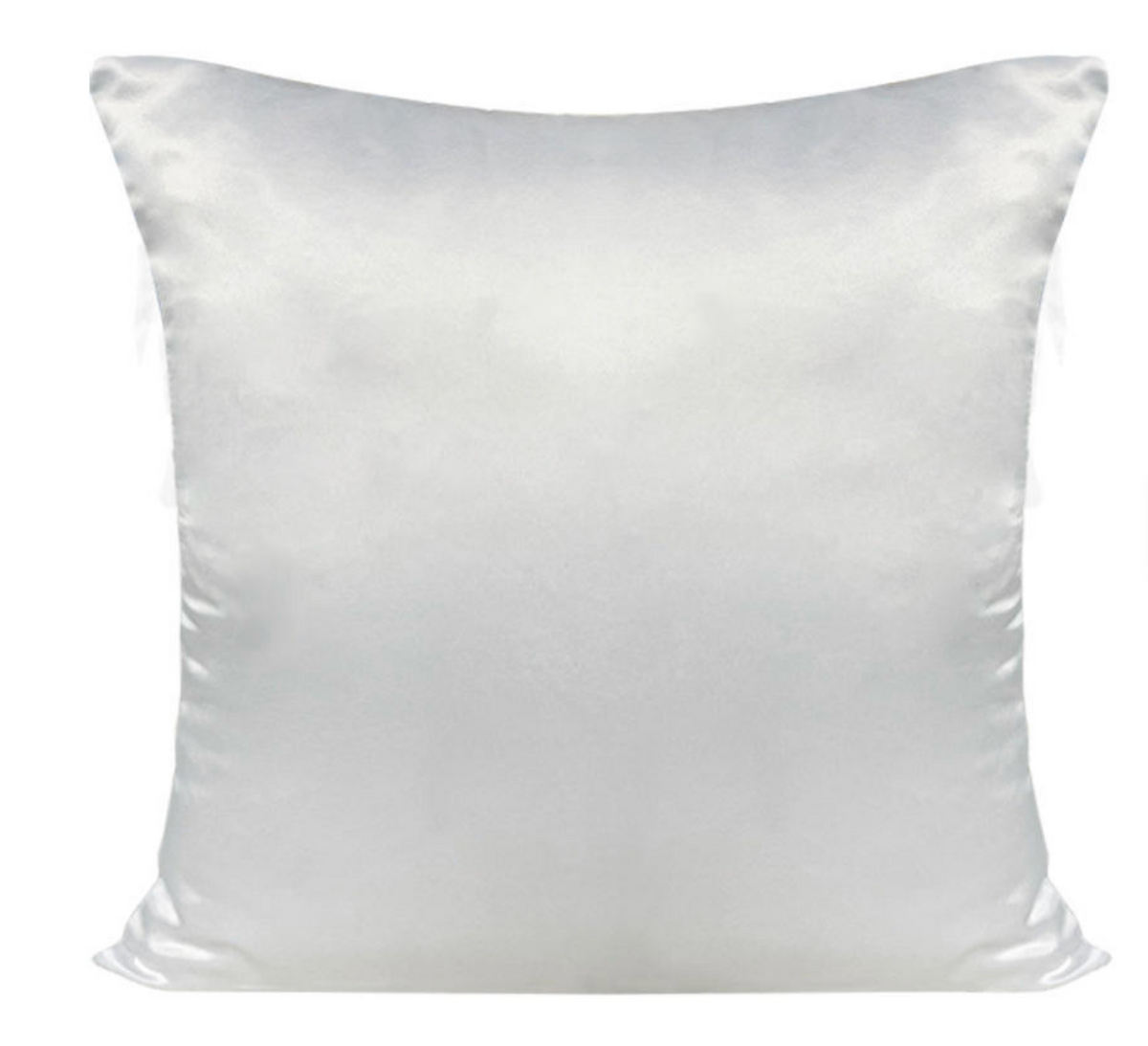 Fodera per cuscino in raso bianco – neutra