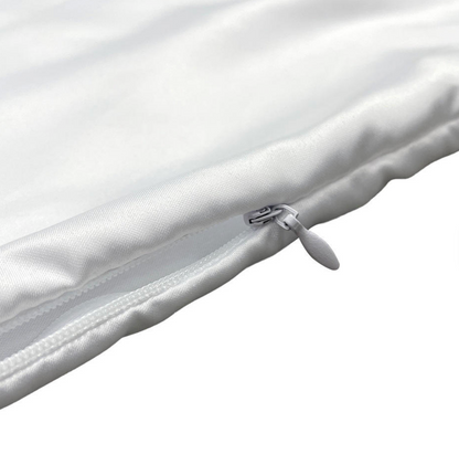 Fodera per cuscino in raso bianco – neutra