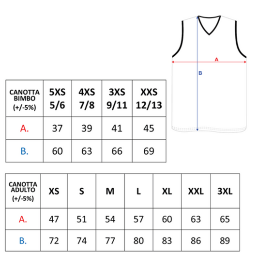 Canotta da Basket Full Print