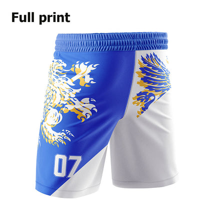 Shorts Sportivi Full Print da calcio