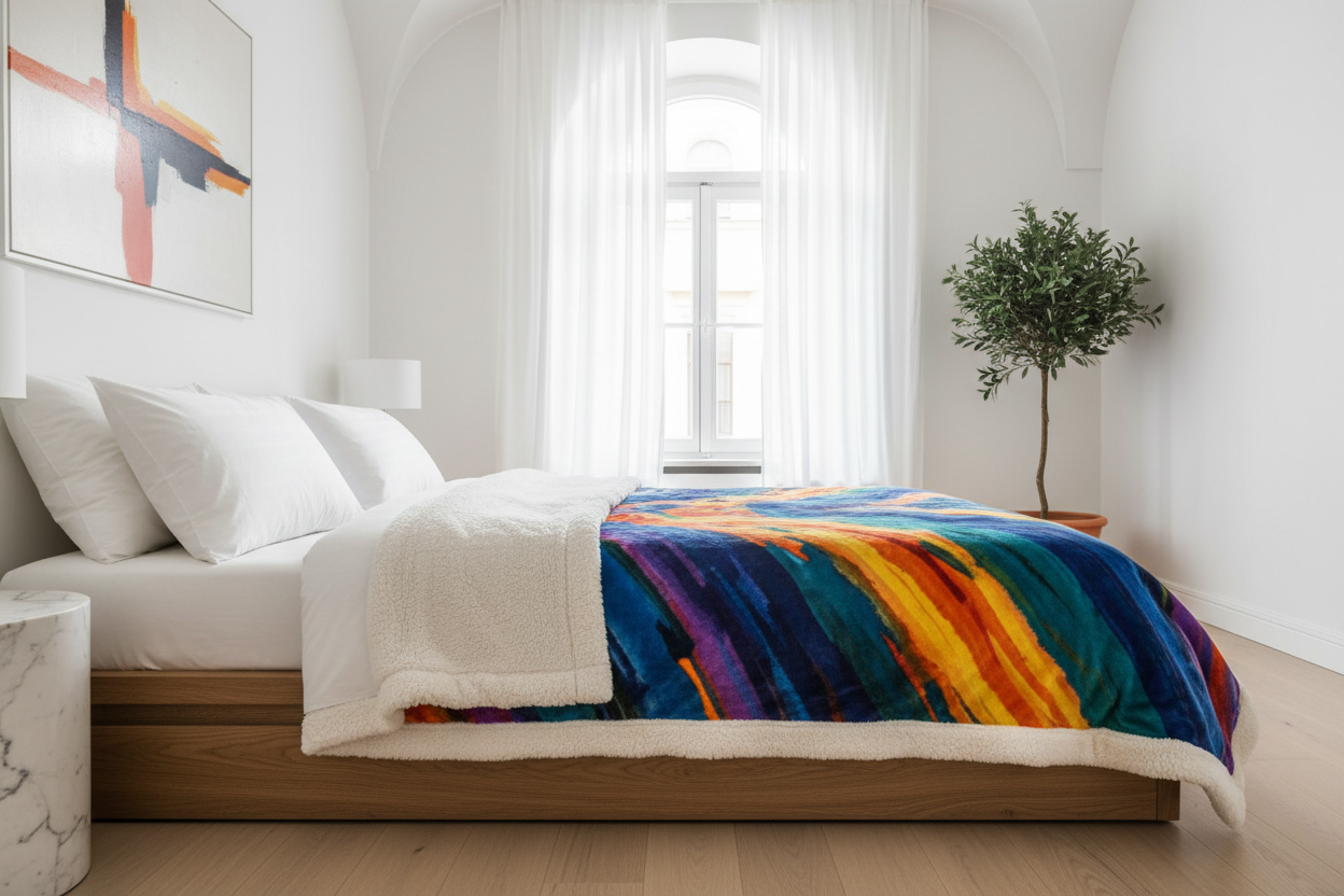 Coperta Pile-Sherpa Personalizzata