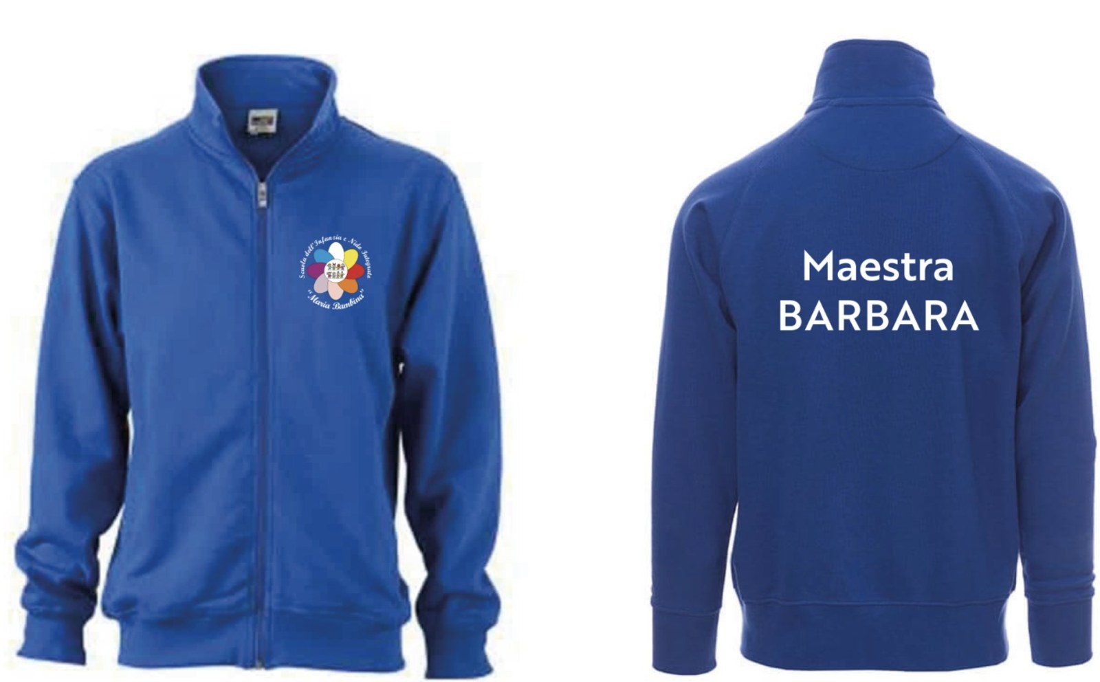 Scuola Maria Bambina – Felpe con nome per le maestre